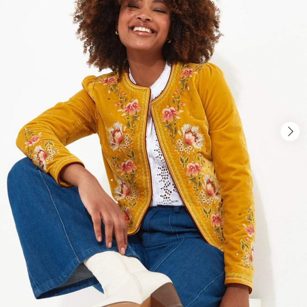 Vintage Velvet Jacket - Size M